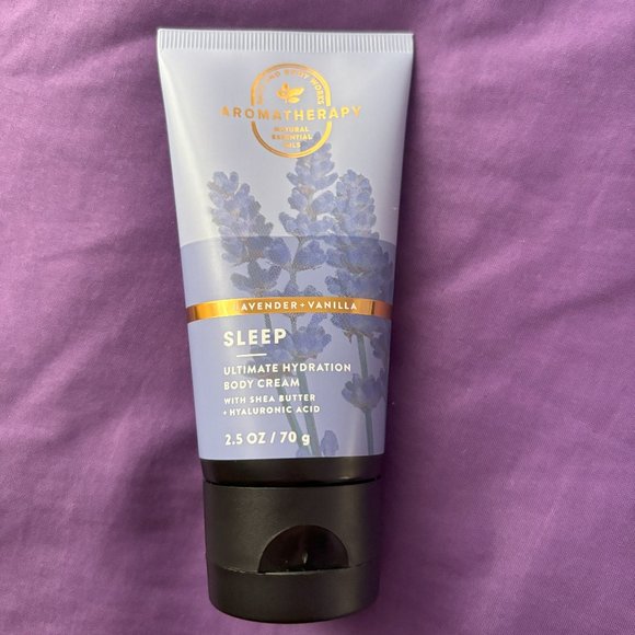 Bath & Body Works: Aromatherapy, 2.5 oz Hydration Body Cream, Lavender Vanilla - Picture 1 of 2